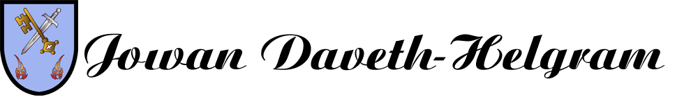 Welcome to the character site for Jowan Daveth-Helgram